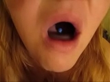 Sluty BBW Deepthroat Step Son Dick &amp_ Swallow All His Cum