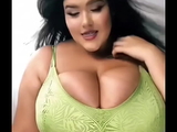 BBW Latina with huge tits